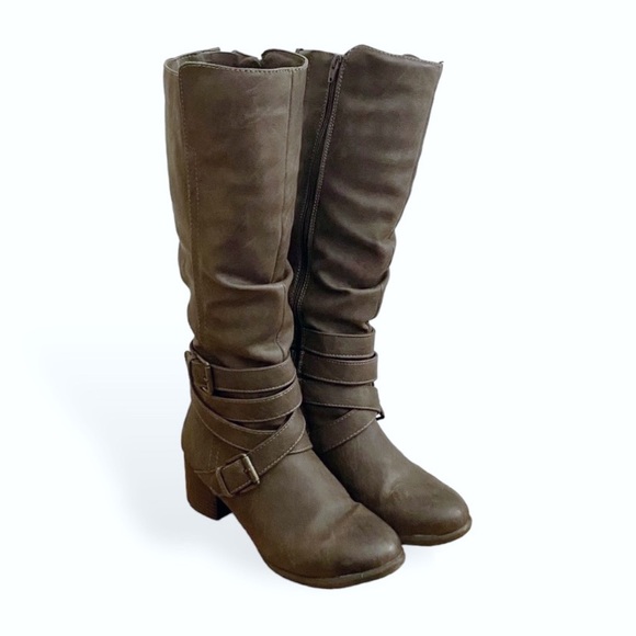 Mossimo Krissy Knee High Heeled Boots - Picture 1 of 13